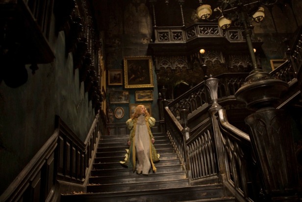 Edith begins to explore the gothic house . . .